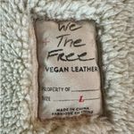 Free People Oversized Sherpa Hoodie Miller Vegan Chunky Jacket Coat Black Large Photo 13