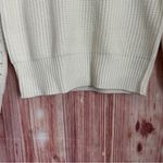 English Factory  Ivory Puff Sleeve Crewneck Sweater Size XS Photo 5