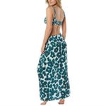Vince Camuto  Womens  Wrap Maxi Skirt, Green M/L Photo 1