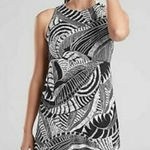 Athleta ✨ Santorini High Neck Sz Small Dress Zuma Print Black✨ Photo 0