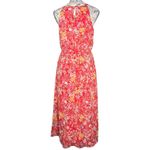 The General Good (S) Soraya Floral Halter Neck Midi Dress Lined – Stitch Fix Pink Photo 2