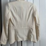 H&M NWT! Ivory Blazer with Gold Sequin Lapel – Size 2 Photo 4