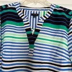 Talbots Multicolor Striped Blouse Photo 4
