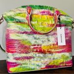 Brahmin  Duxbury Satchel Delight Melbourne Multicolor Leather NWT Photo 2