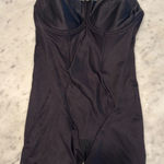 MiracleSuit  Style 2665 Black Strapless Bodysuit Shapewear Shorts Size 40C Photo 0