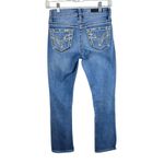 Vigoss  Slim Boot Cotton Medium Wash Low Rise Jeans Size 0 Photo 1