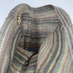 Moth Anthropologie Rainbow Stripe Sweater Wool Blend Size Medium Boho Babydoll Green Photo 4
