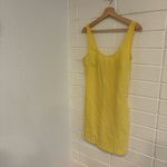 Urban Outfitters  yellow gingham mini dress Photo 2