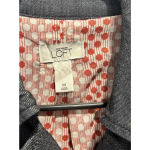 ANN TAYLOR LOFT Double Breasted Lined Denim Jacket‎ Sz M Medium Blue Photo 2