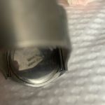 Vintage Delphi TM VIII Digital LCD Wrist Watch Silver Tone Womens Blue Face. Photo 4