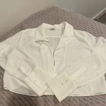 Talula White Crop Blouse Photo 1