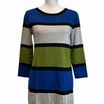 Joseph  A Stripe Multicolor Small Top Blouse Photo 0