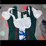 Vintage Oktoberfest Dress Costume Green Photo 3