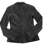 Diane Von Furstenberg  Blazer Women 4 Black Grey Herringbone Georgica Jacket Wool Photo 1