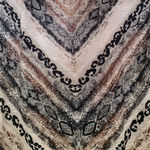 French Blue Graphic Black and Brown Relaxed Short Sleeve Top Size XL Photo 2