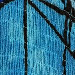 Klozlyne Blue Rayon Tropical Mirror Image Fish Hawaiian Print Dress Womens XL Photo 4