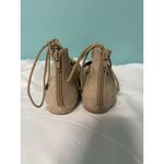 Nine West Womens Signmeup Lace-Up Ballet Flats Leather Shoes Size 8M S-351 Photo 2