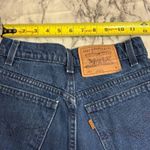 Levi's Vintage Levi’s Orange Tab Hi waisted shorts distressed cut size 9 dark wash boho Photo 5