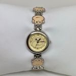 Cute Smiling Monkey dial shaped women watch Silver tone 24mm size 6.5” running Photo 0