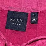 Kaari Blue  size small women's pink ruffle tank sleeveless lined layered workwear Photo 7