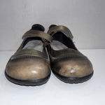 Naot Kirei Mary Jane Beige Metallic Minimalist Suede Leather Shoes Flats 39 Size 8 Photo 10