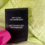 AFRM Radish Dress in Lime Green Snake Jacquard Midi Halter Front Cutout Slip NWT Photo 9