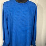 Carolina belle  Women’s Blue Long Sleeve Top Size XL EUC Photo 1