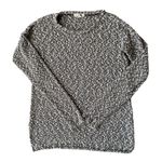 Aeropostale  women's black and white long sleeve soft sweater size medium stretch Photo 8