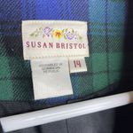 Susan Bristol Vintage  100% wool plaid blazer jacket Photo 3