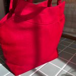 NWOT Red Chinese Qi Pao Dress Shirt Style Small Handbag Embroidery Button Up Photo 3