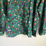 Diane Von Furstenberg Vintage  printed button down shirt Photo 3