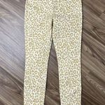 J. Crew Size 28 Jeans 10" High Rise Toothpick Animal Print Safari Leopard NEW Photo 2