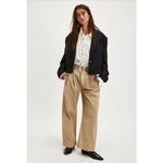 Free People  Agnes Cropped Black Jacket NWT Women’s Small Photo 10