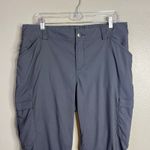 Duluth Trading Co Dry On The Fly Cargo Pant Women Size 14x31 Hiking Convertible Gray Photo 2