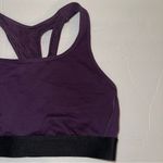 Victoria's Secret Victoria’s Secret Victoria sport Women's Purple & black Sports Bra size LARGE Photo 2