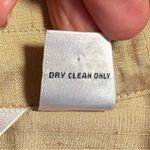 Laura Ashley  Womens Slub Silk Floral Embroidered Shirt Jacket Sz M Cottage Boho Photo 9