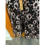 Shoshanna Midnight Floral Lace Dress Black Pink 6 Cocktail Party Wedding Midi Photo 8