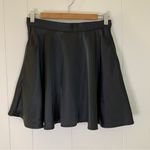 Lulus Lulu’s Black Satin Circle Skirt M Photo 0