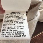 Pas de Calais M Wool Cotton Textured Long Sleeve Sweater Taupe Made In Japan 36 Size M Photo 9