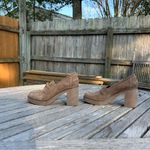 Aquatalia NWOT Caprie Suede Heeled‎ Penny Loafers by  size 8.5 Photo 1