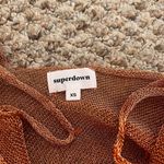 superdown Metallic Copper Dress Photo 4