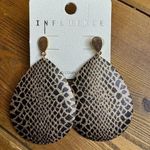 Influence Brand Snake Skin Earrings 2 Inch Photo 0