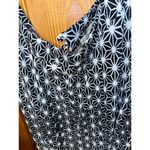 Maria Gabrielle Dress Womens 2X Black and White Tie Sash Floral Sleeveless OC4A Photo 1