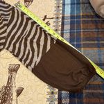 Absolutely Famous  Brown Tie Front Animal Print Women Size XL Long Sleeve  used Photo 9