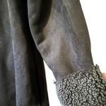 VTG L.L. Bean Faux Suede/Sherpa Black coat XL Western NFR Y2K 90's Country Photo 2