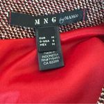 Mango MNG by Red Tweed Sheath Dress Size Medium Career Office Siren Business Photo 4