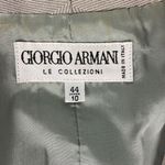Giorgio Armani Blazer Jacket Triple Breasted Long Line Gruppo GFT Silk Size 10 Photo 9