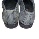Free People  Brady Gray Carbon Suede Loafers Photo 5