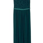 David's Bridal NWT  F19328 Bridesmaid Dress in Juniper Green Size 0 Photo 1