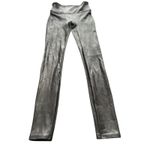 Spanx  Faux Leather Leggings Black High Waist Shiny Glam Size S Photo 8